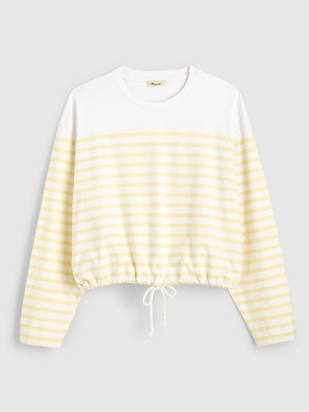 Madewell The Perfect Tie-Waist Tee in Allday Jersey S